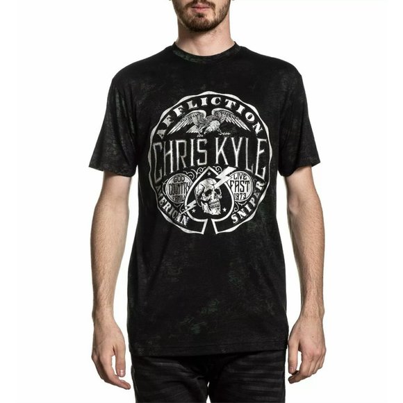 AFFLICTION Men's T-Shirt S/S CK CADRE Premium - Picture 4 of 9